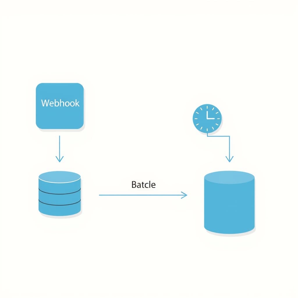 Hybrid Webhook Batch Pattern for Reliable Data Sync